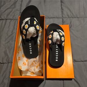 Rocket Dog Adios Daisy Field Cotton Sandals - NEW Womens Size 7